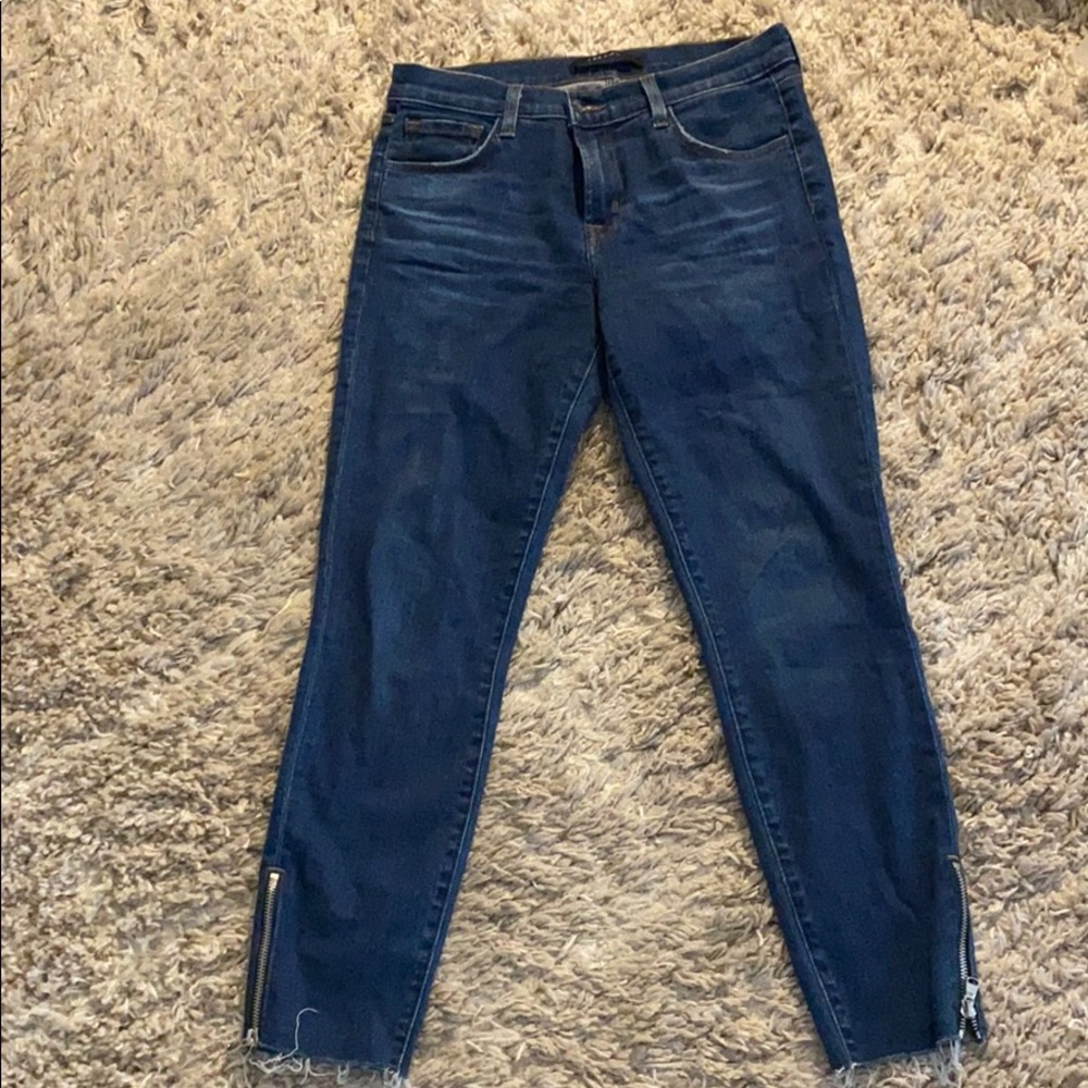 JBrand jeans w ankle zipper